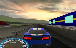 Image Drive Blue Car