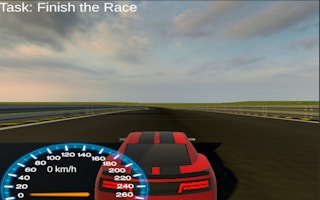 Image Red Car F8 RaceTrack