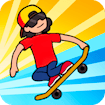 Skateboard Wheelie